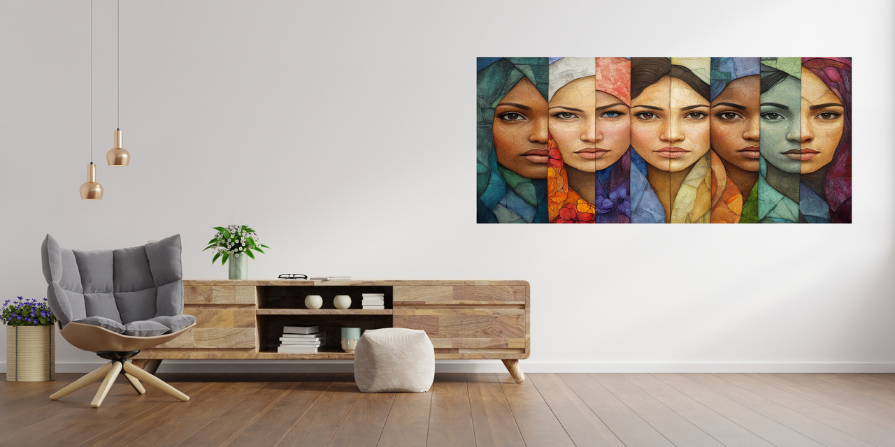 Volldeckender Wanddruck - Kräftige Farben 100% Wanddruck volle Deckkraft 100 Prozent fotorealistisch Schweiz